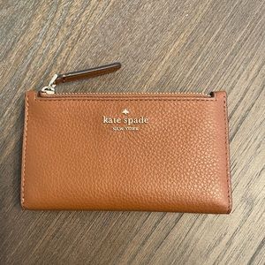 KATE SPADE BROWN LEATHER WALLET